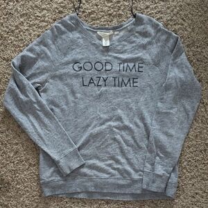 H&M Gray Slogan Women's Sweater
